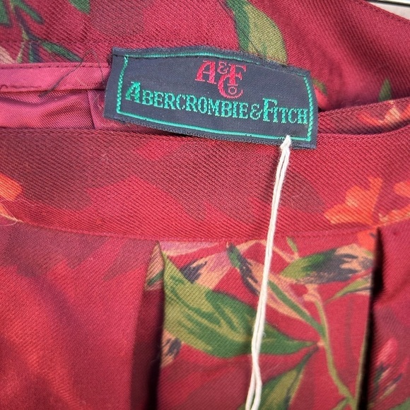 Abercrombie & Fitch Floral Maxi Skirt - Red and Green - Picture 5 of 10